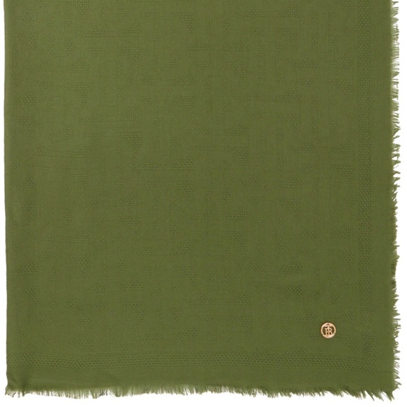 BURBERRY Mixed Stitch Fringe Trim Cashmere Scarf - Picture 1 of 3